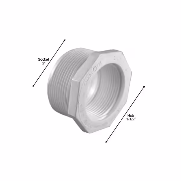 2" -1 1/2" Reducer